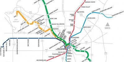 Dallas area rapid transit carte