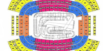 AT&T carte des sièges